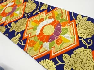 niko　未使用品　袋帯　丸文　ほていや　クリーム色系　長尺　G806 niko様専用 未使用品 袋帯 丸文 ほていや クリーム色系